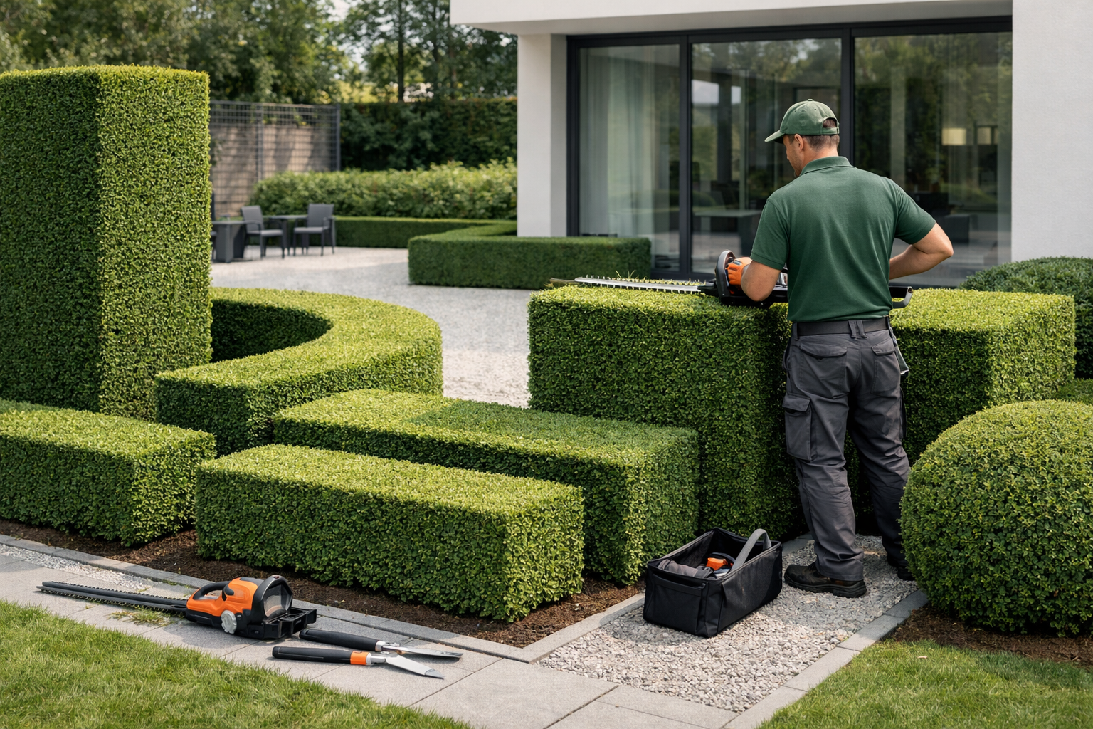 Heckenschnitt in Lüneburg