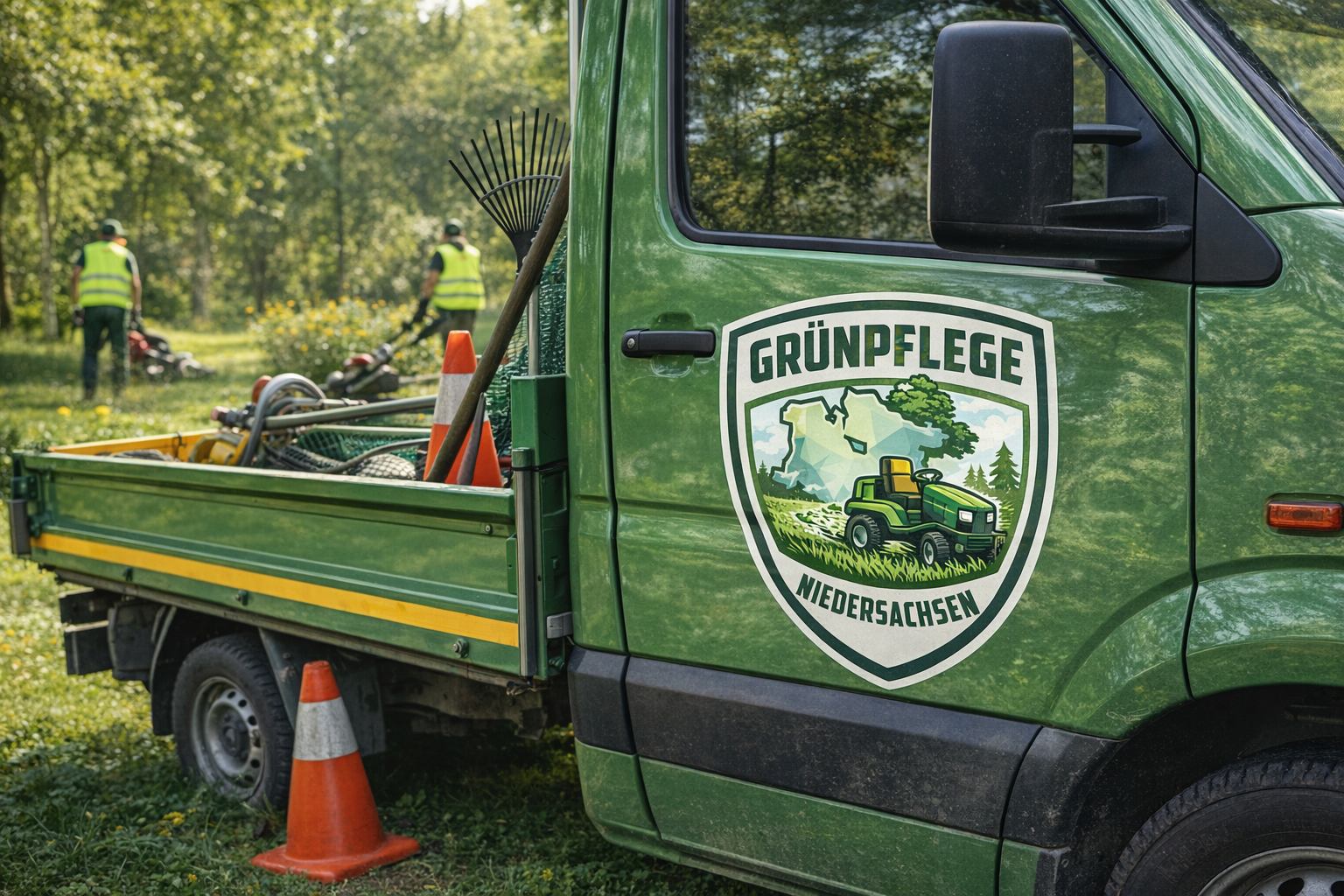 Grünpflege in Lüneburg im Einsatz